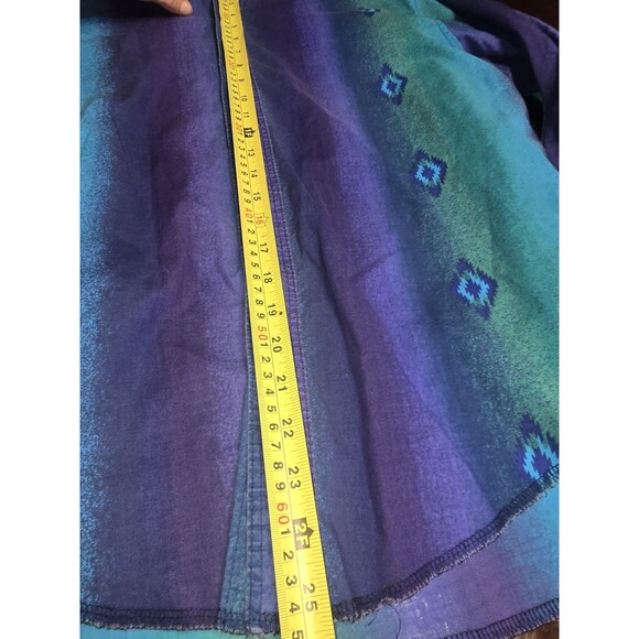 Vintage Wrangler Western Wear Aztec Ombre Button-Down Shirt Women’s XL... - Picture 10 of 10